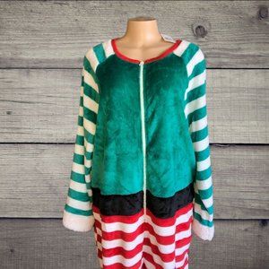 one piece zipper pajamas